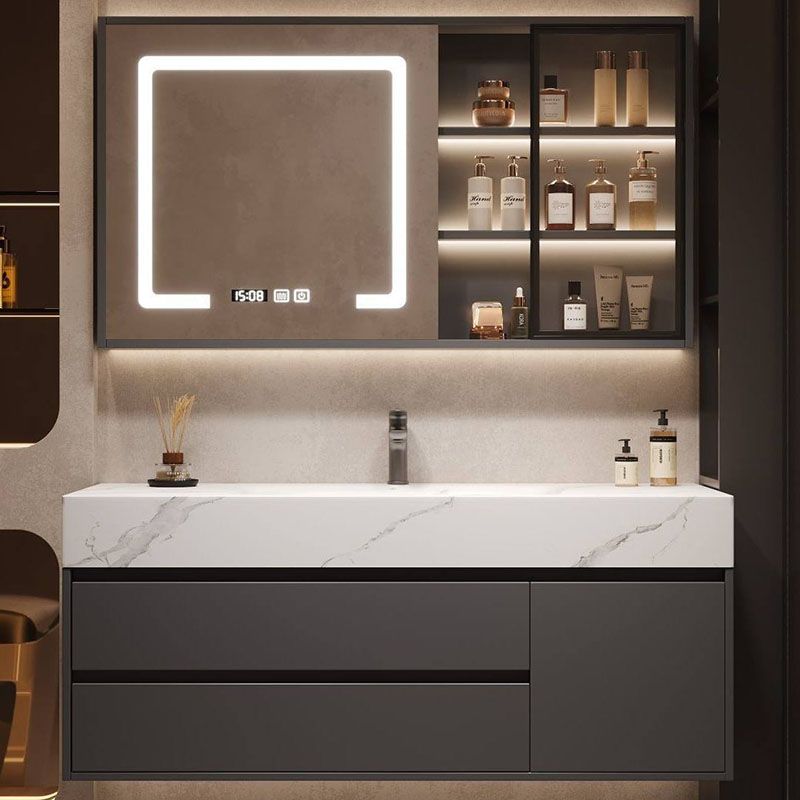 Home Bathroom Partition - Luxury Modern Cupboard Space Saver Drawers