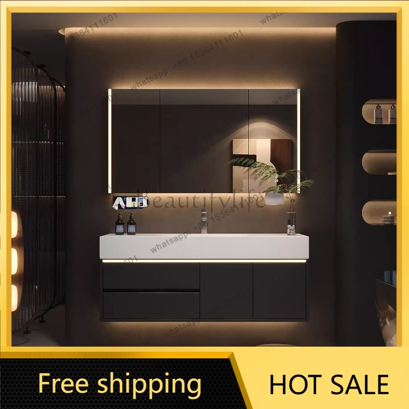 Home Bathroom Partition - YJ Luxury Drawers Cupboard Paper Skincare