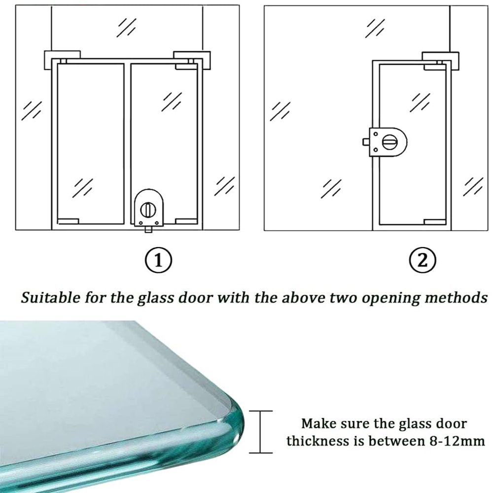 Bathroom Office Anti-Theft Hom - Home Bathroom Glass ulasan dan harga