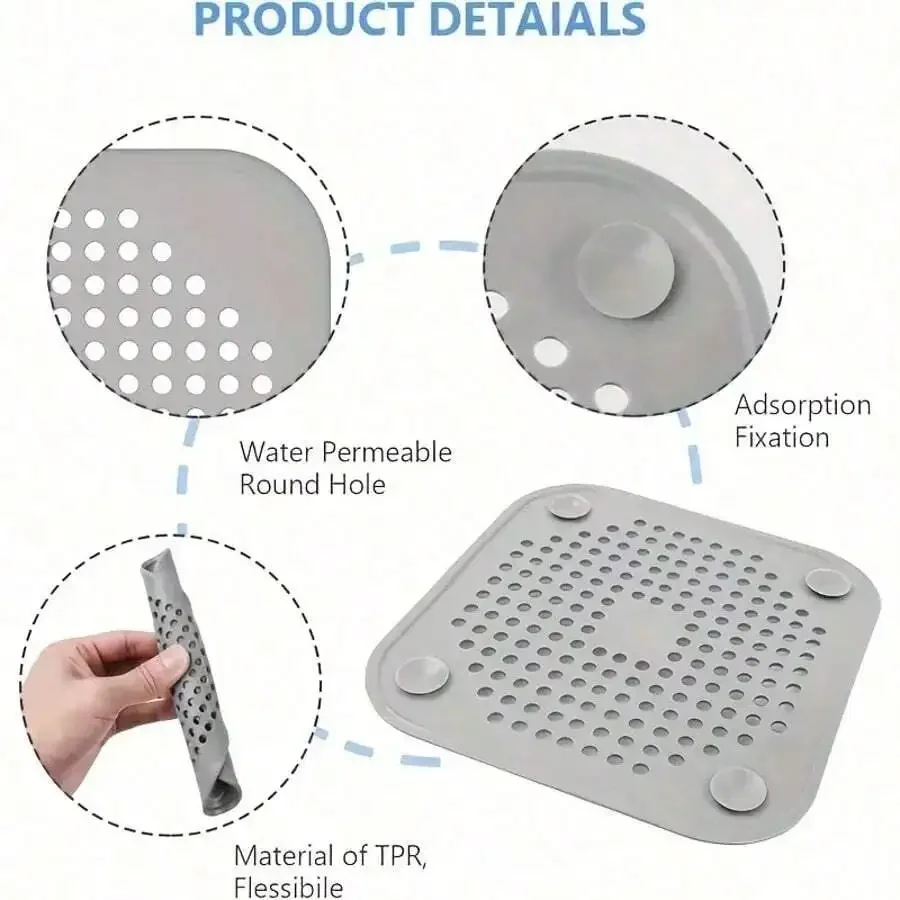 1/3pcs Silicone Hair Catcher,  - Drain Hair Catcher ulasan dan harga