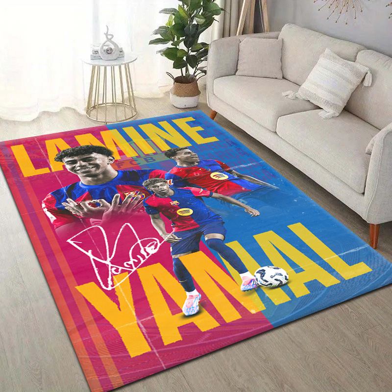 Hot 2026 Football Star L-lamin - Home Bathroom Carpet ulasan dan harga