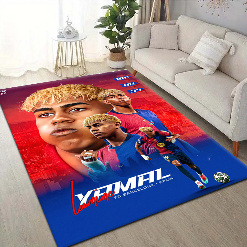 Hot 2026 Football Star L-lamin - Home Bathroom Carpet ulasan dan harga