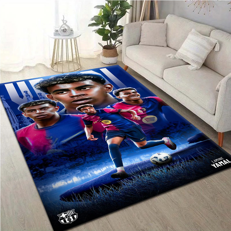Hot 2026 Football Star L-lamin - Home Bathroom Carpet ulasan dan harga