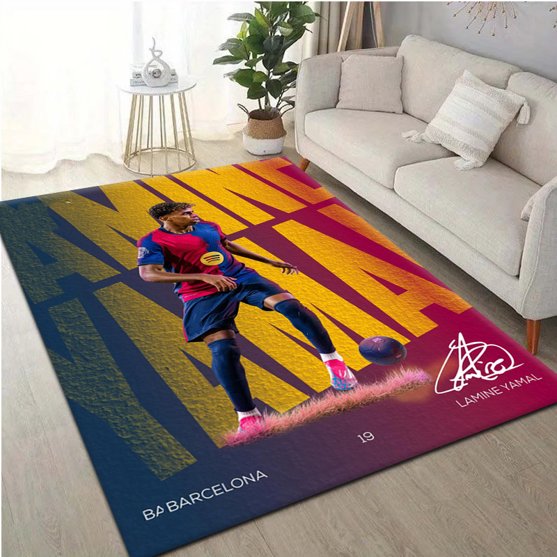 Hot 2026 Football Star L-lamin - Home Bathroom Carpet ulasan dan harga