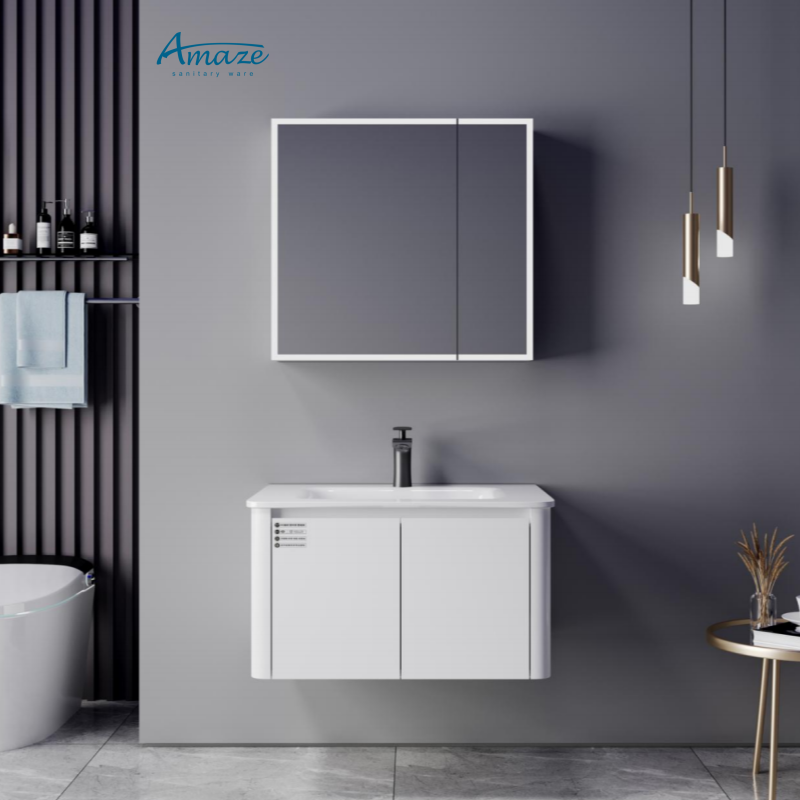 Bathroom CabinetAMAZE Modern C - Home Bathroom Vanity Combo ulasan dan harga