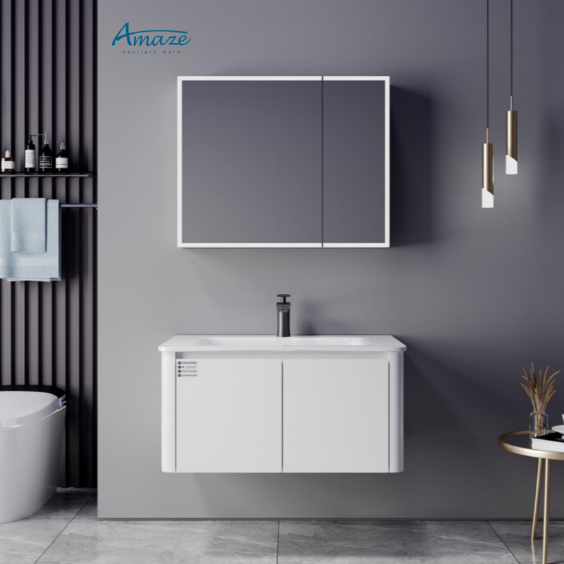Bathroom CabinetAMAZE Modern C - Home Bathroom Vanity Combo ulasan dan harga