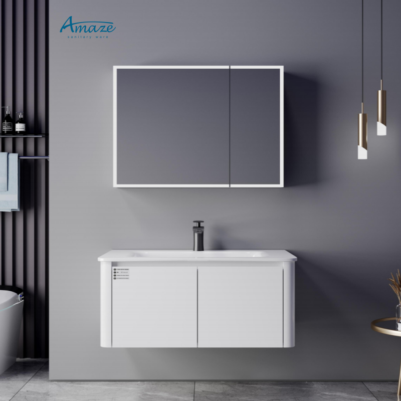 Bathroom CabinetAMAZE Modern C - Home Bathroom Vanity Combo ulasan dan harga