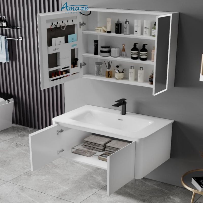 Bathroom CabinetAMAZE Modern C - Home Bathroom Vanity Combo ulasan dan harga