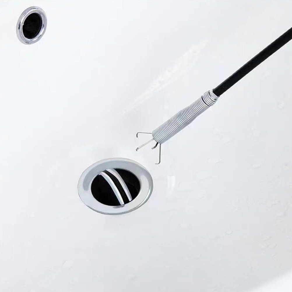 2Pcs Bendable Drain Cleaning T - Drain Hair Catcher ulasan dan harga
