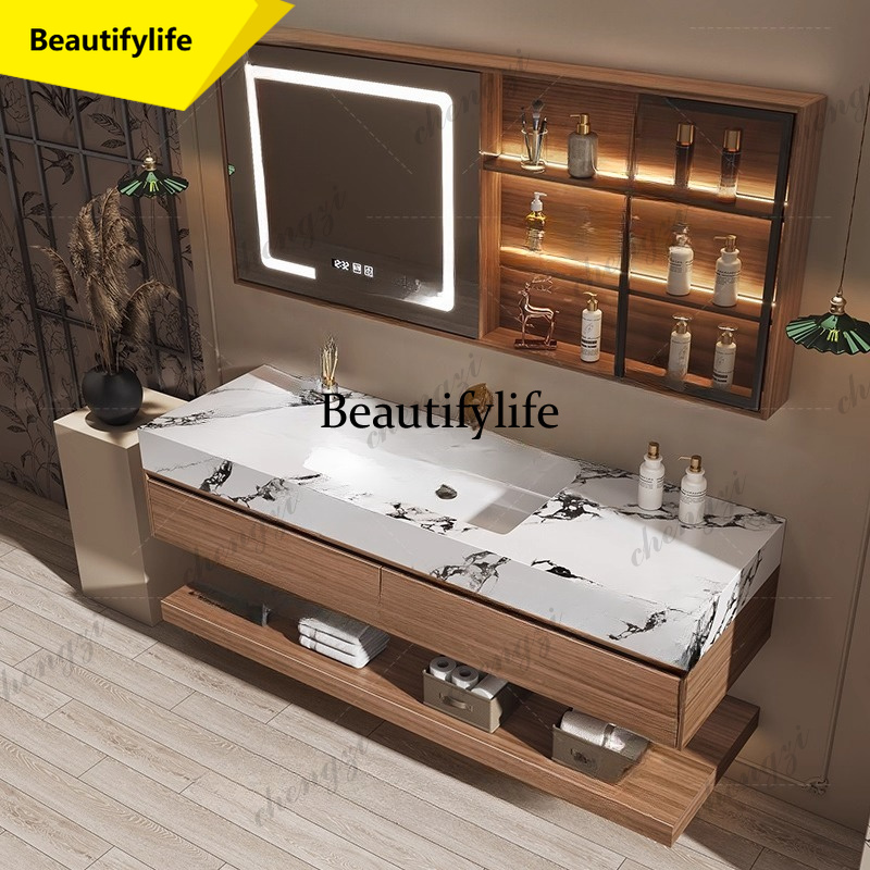 M02 Toilet Wooden Bathroom Cab - Home Bathroom Vanity Combo ulasan dan harga