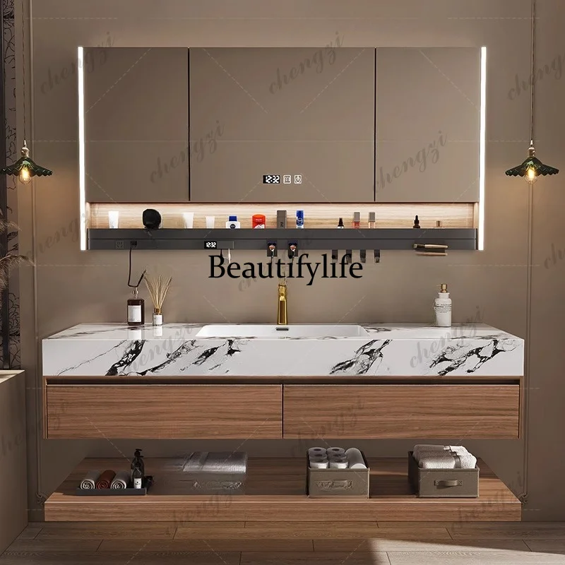 M02 Toilet Wooden Bathroom Cab - Home Bathroom Vanity Combo ulasan dan harga