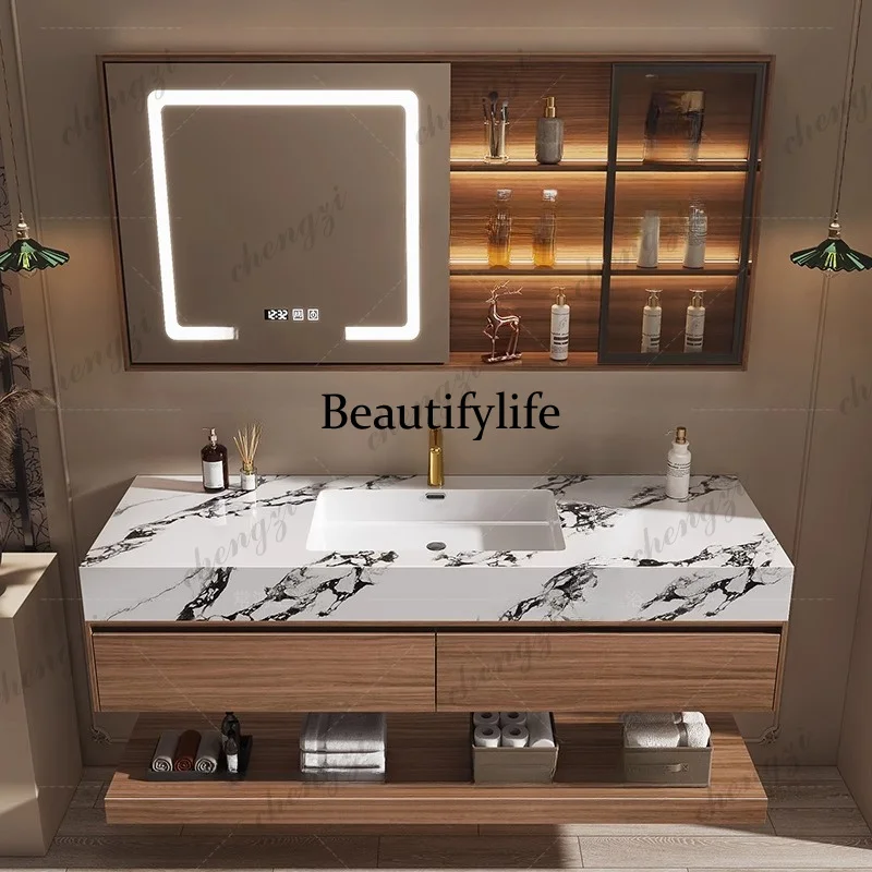 M02 Toilet Wooden Bathroom Cab - Home Bathroom Vanity Combo ulasan dan harga