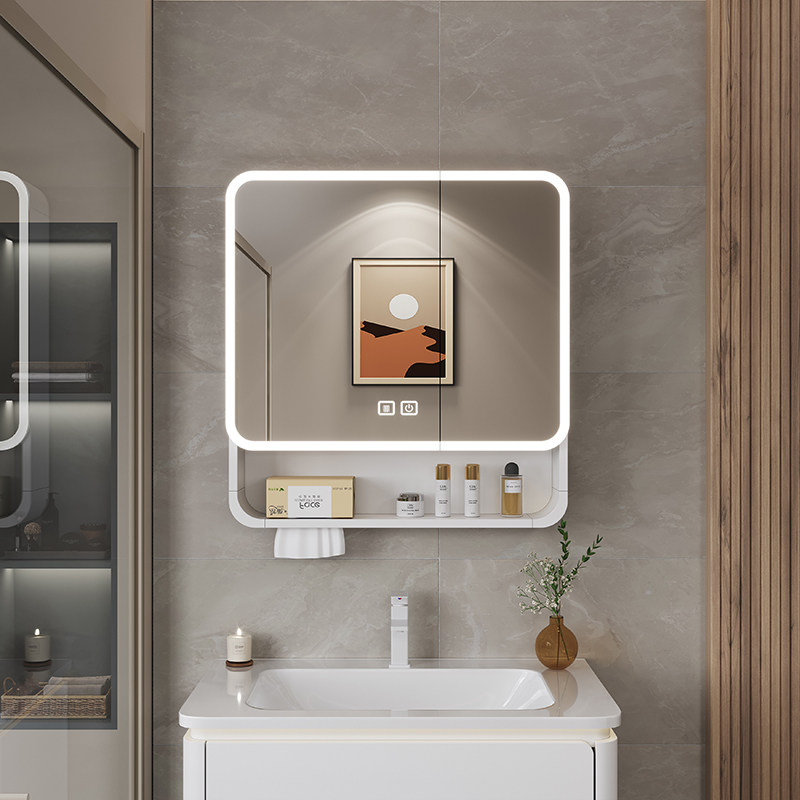 Organizer Mirror Bathroom Cabi - Home Bathroom Glass ulasan dan harga