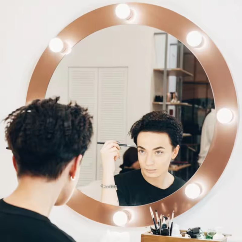 LED Makeup Mirror Light Dressi - Home Bathroom Glass ulasan dan harga