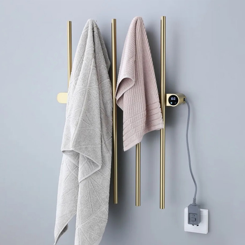 Brushed Gold Vertical Electric - Towel Warmer Electric ulasan dan harga