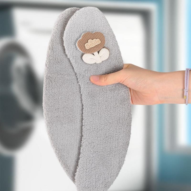 1Pair Winter Plush Toilet Seat - Home Bathroom With Two Toilets ulasan dan harga
