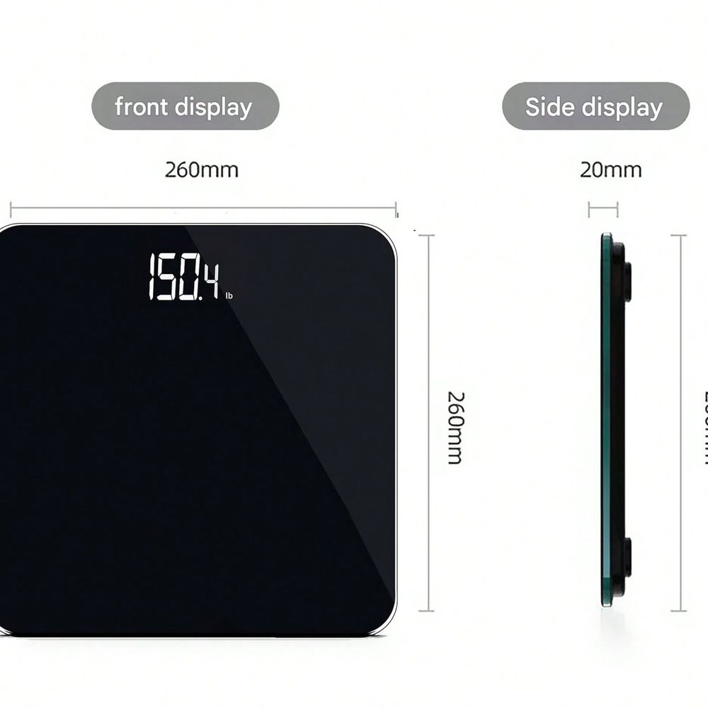 Hidden Screen Weight Scale, Pr - Home Bathroom Glass ulasan dan harga