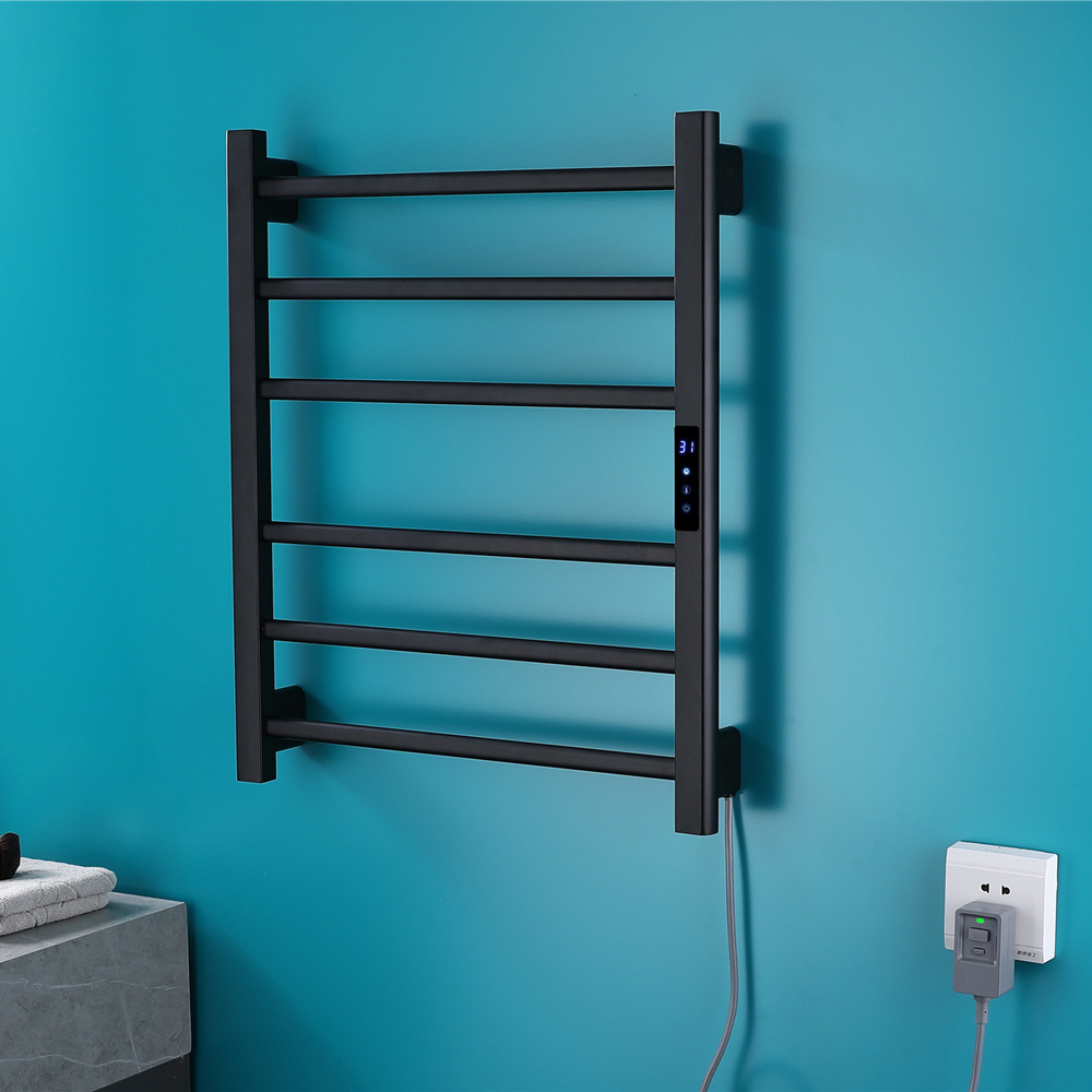 Black Gray Gold Brushed Bathro - Towel Warmer Electric ulasan dan harga