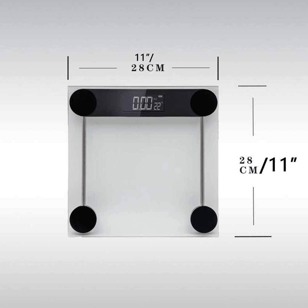 Hidden Screen Weight Scale, Hu - Home Bathroom Glass ulasan dan harga