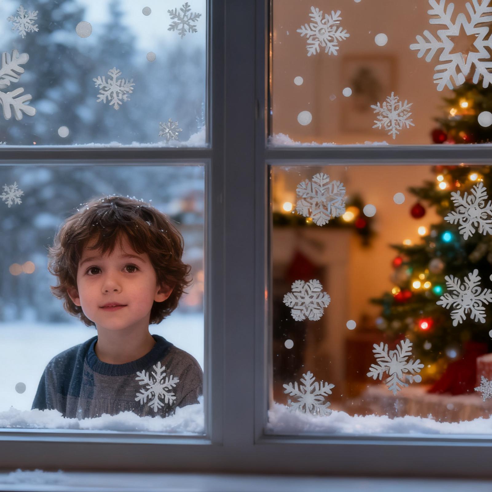 Holiday Window Clings Static R - Home Bathroom Glass ulasan dan harga