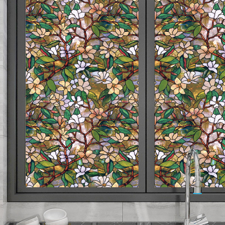 Static-Free Adhesive-Free Colo - Home Bathroom Glass ulasan dan harga