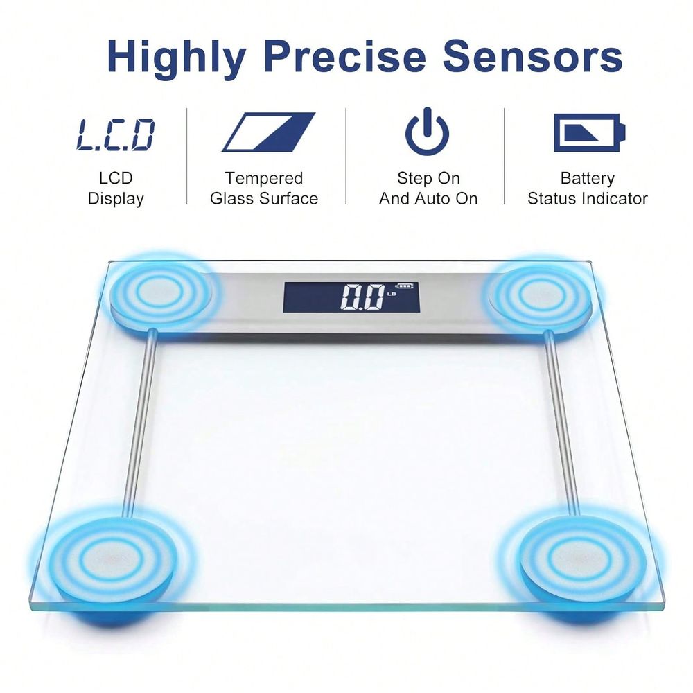 Multifunctional Smart Body Fat - Home Bathroom Glass ulasan dan harga