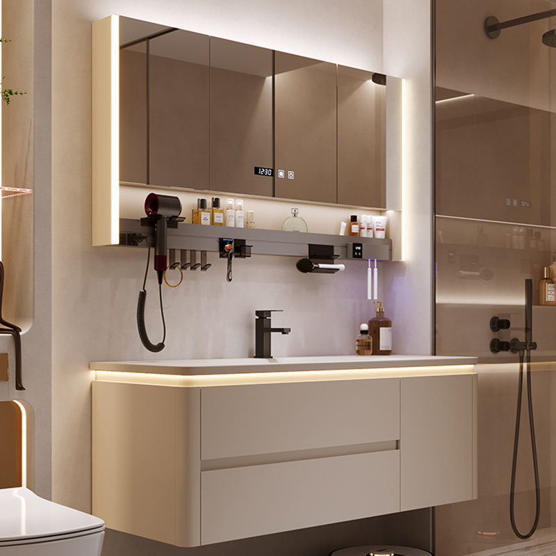 Modern Simple Bathroom Cabinet - Home Bathroom Vanity Combo ulasan dan harga