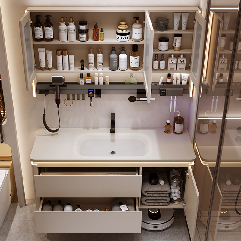 Modern Simple Bathroom Cabinet - Home Bathroom Vanity Combo ulasan dan harga
