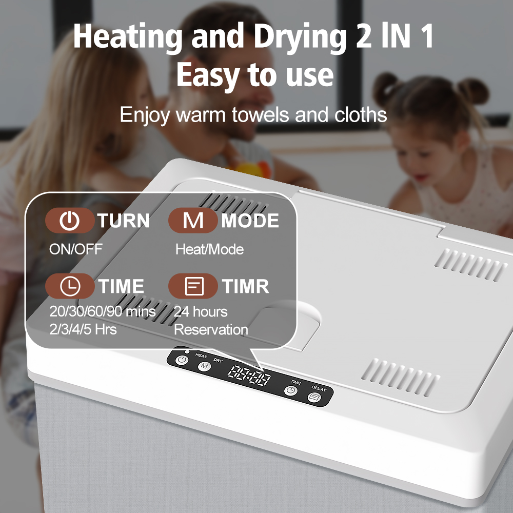 600W Foldable Heating & Drying - Towel Warmer Electric ulasan dan harga