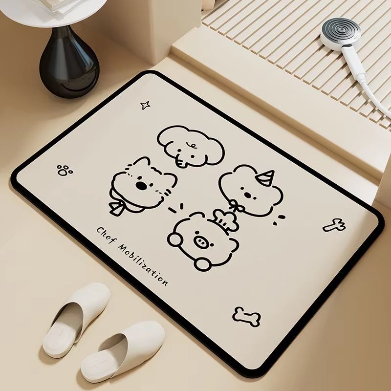 VIKAMA Cute Cartoon-Style Bath - Home Made Bathroom Vanity ulasan dan harga