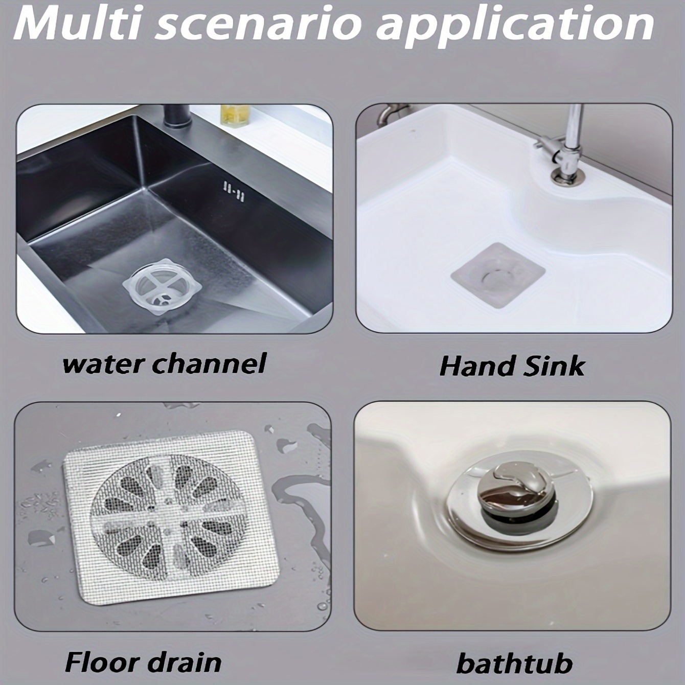 Disposable Floor Drain Sticker - Drain Hair Catcher ulasan dan harga