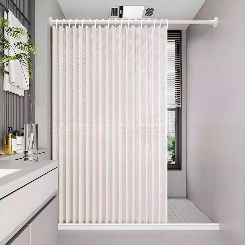 Foldable Magnetic Shower Curta - Home Bathroom Partition ulasan dan harga