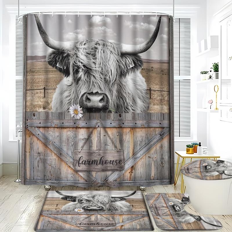 1/3/4Pcs Creative Scottish Hig - Home Bathroom With Two Toilets ulasan dan harga