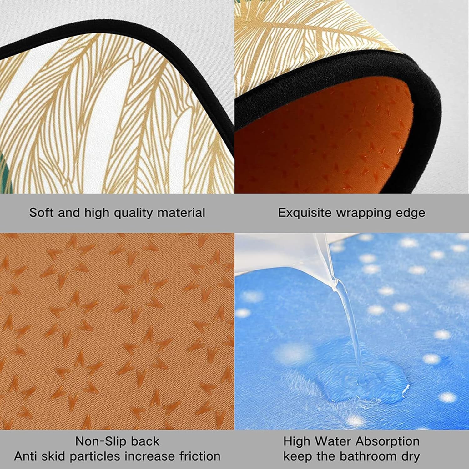 Round Fluffy Heels Rug Mat Gir - Home Made Bathroom Vanity ulasan dan harga
