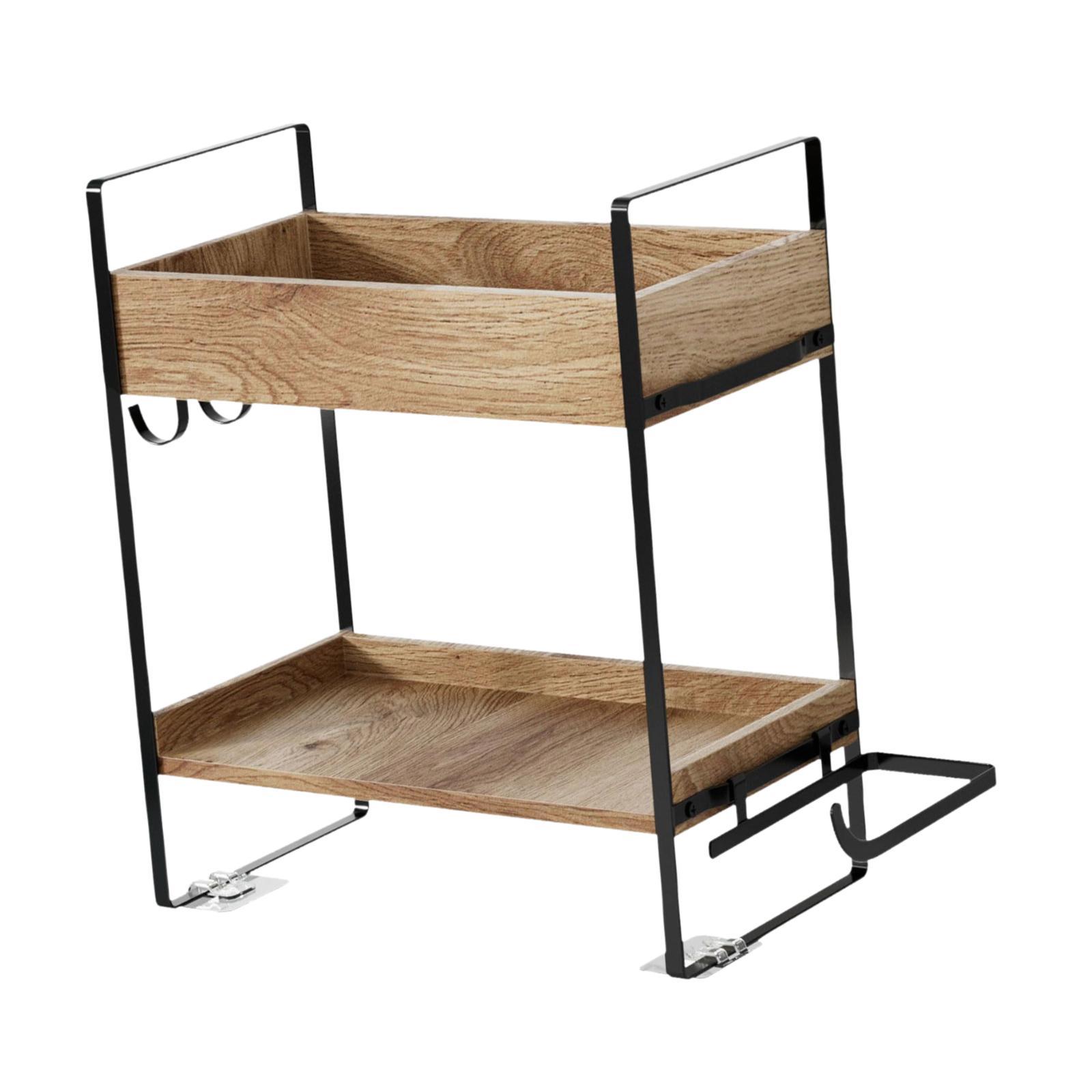 Iron Wood Two Layer Bathroom O - Home Bathroom With Two Toilets ulasan dan harga