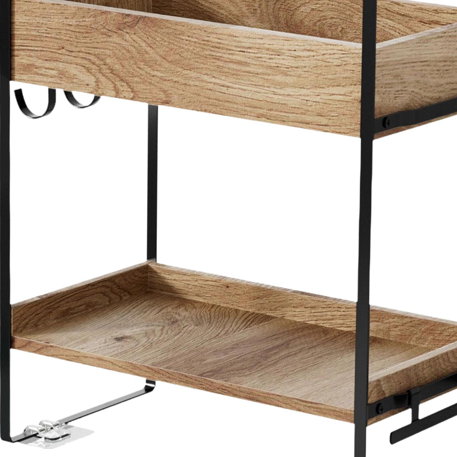 Iron Wood Two Layer Bathroom O - Home Bathroom With Two Toilets ulasan dan harga