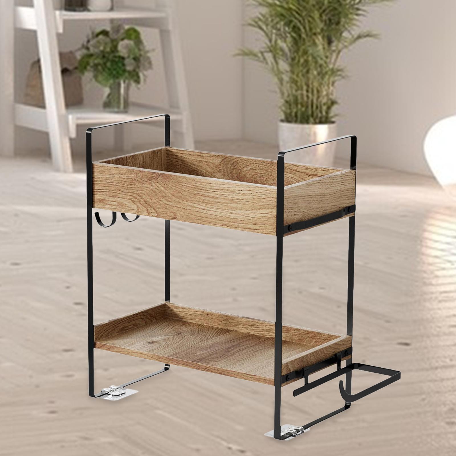 Iron Wood Two Layer Bathroom O - Home Bathroom With Two Toilets ulasan dan harga