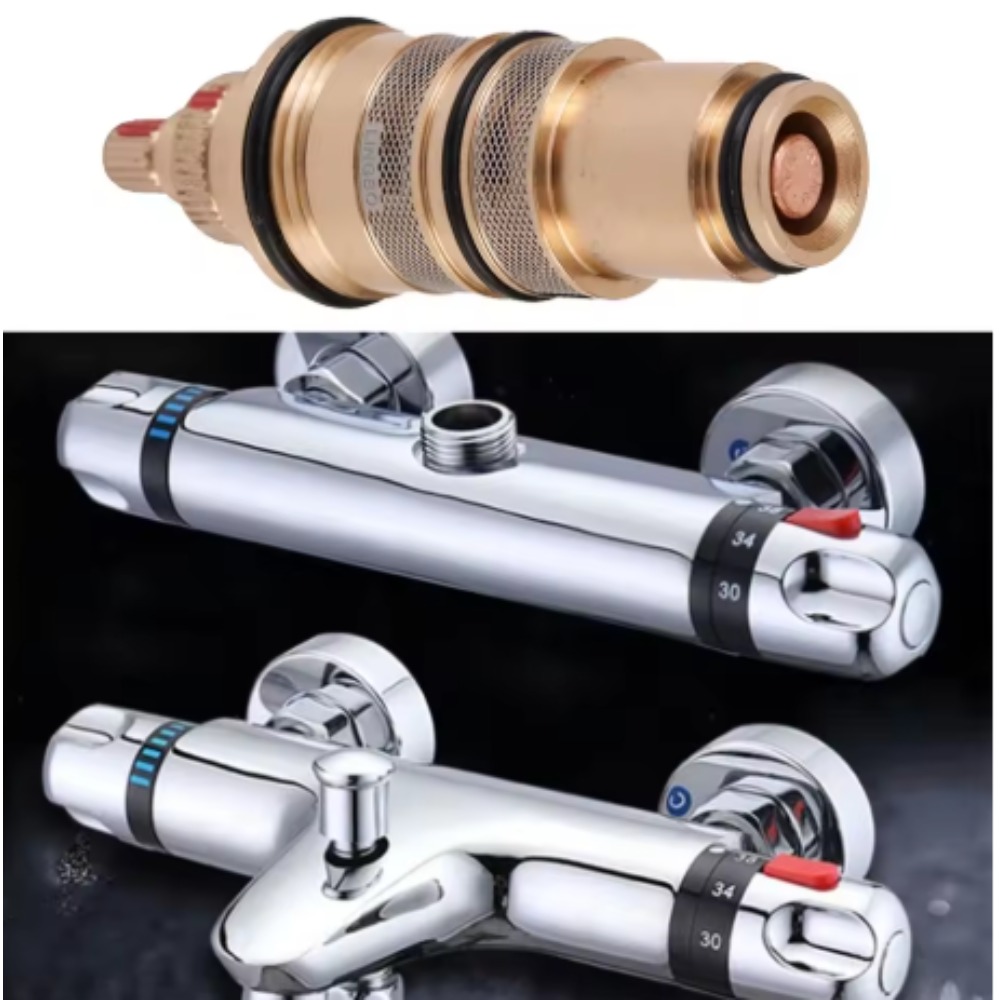 Brass Shower Thermostatic Cart - Home Bathroom Repair ulasan dan harga