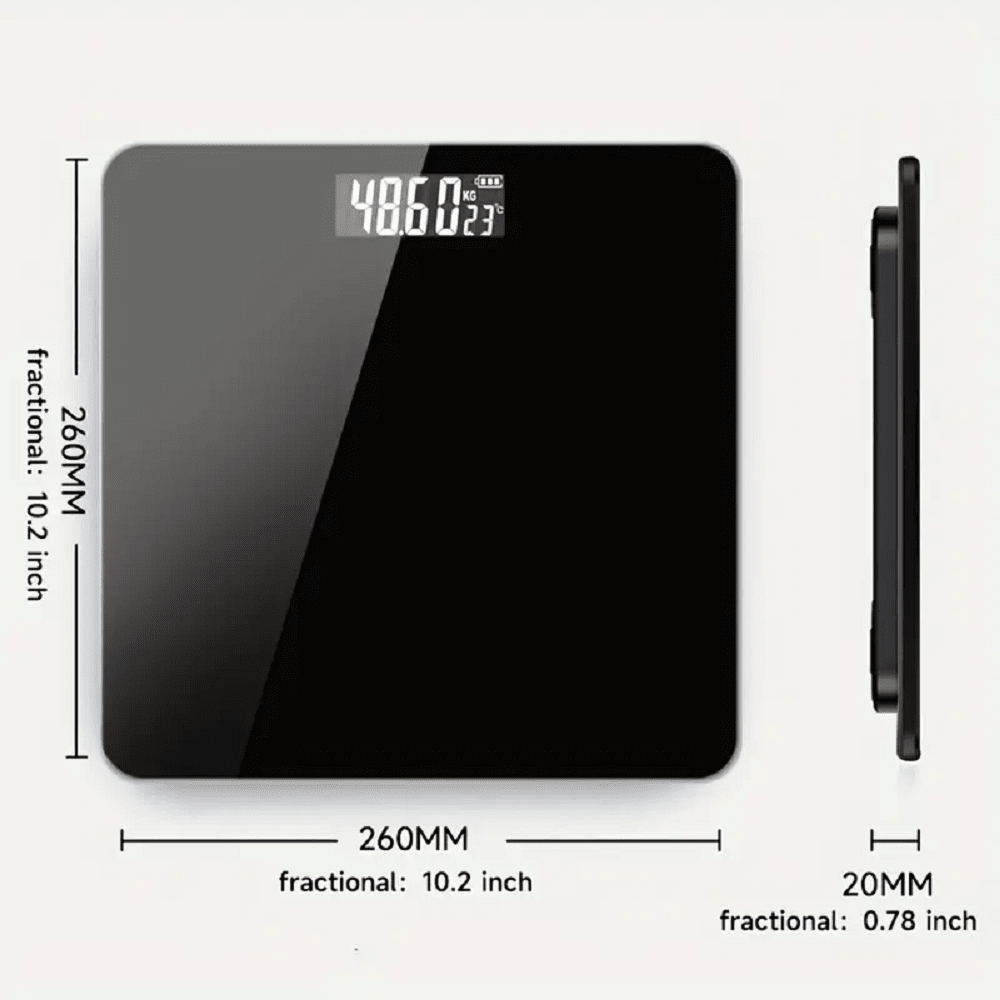1 Pc Digital Bathroom Scale, G - Home Bathroom Glass ulasan dan harga