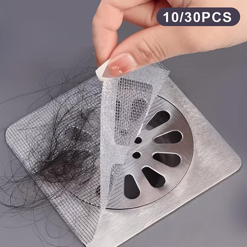 New 10/30Pcs Disposable Shower - Drain Hair Catcher ulasan dan harga