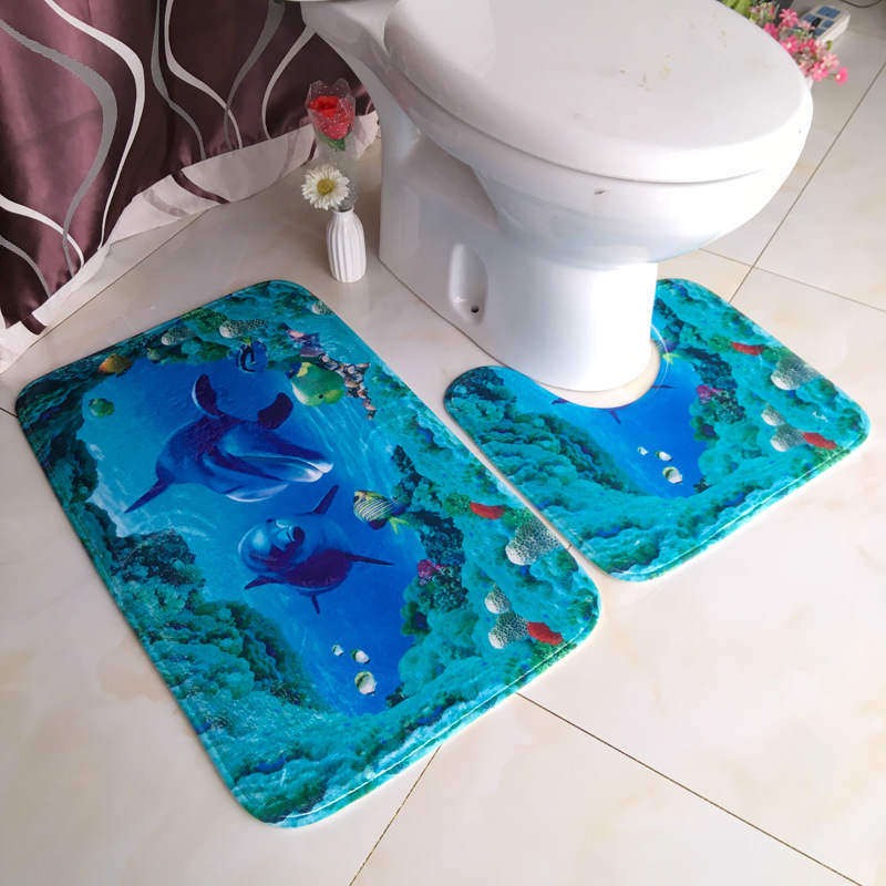 Home Carpet Bathroom Floor Mat - Home Bathroom With Two Toilets ulasan dan harga