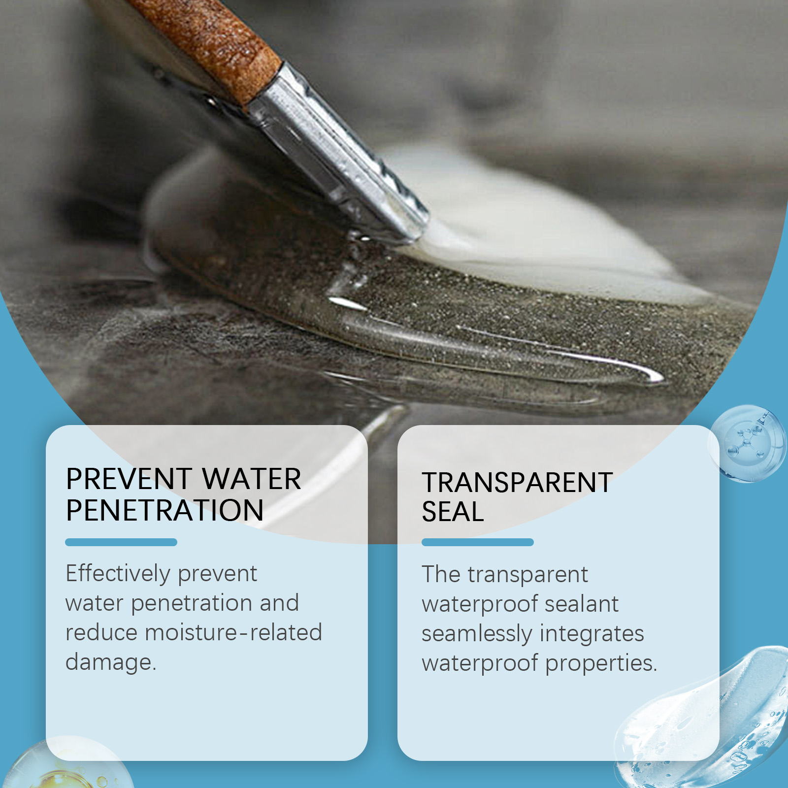 Transparent Waterproof Sealant - Home Bathroom Repair ulasan dan harga
