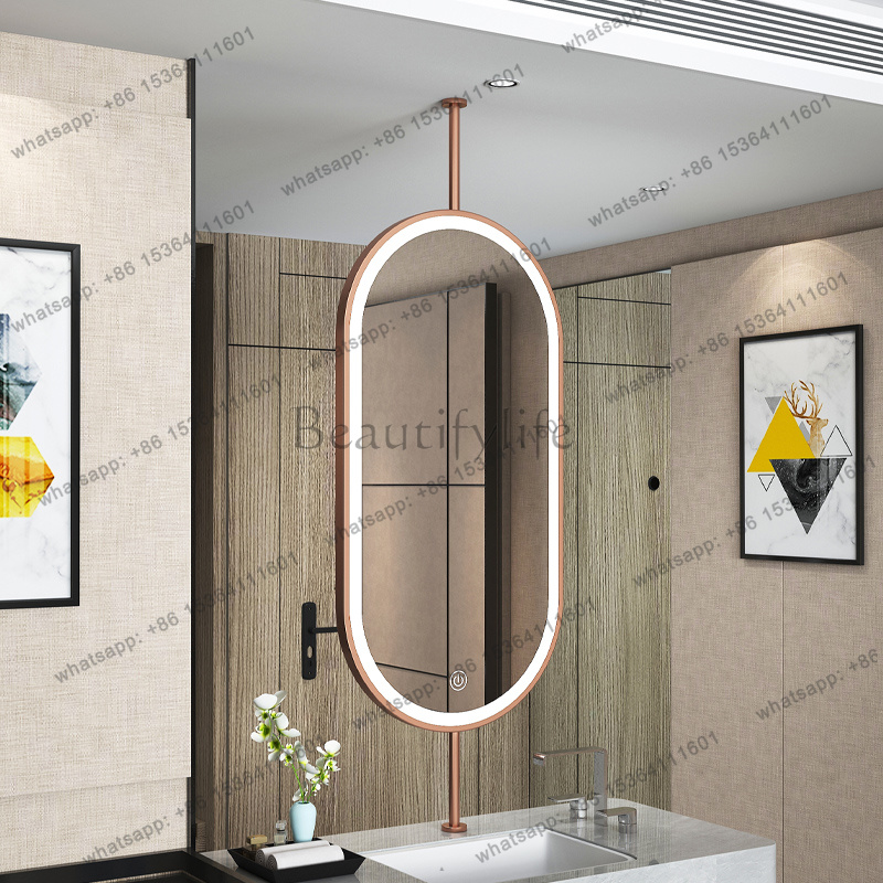 zj.Size60x90cm Ceiling Oval Ha - Home Bathroom Glass ulasan dan harga
